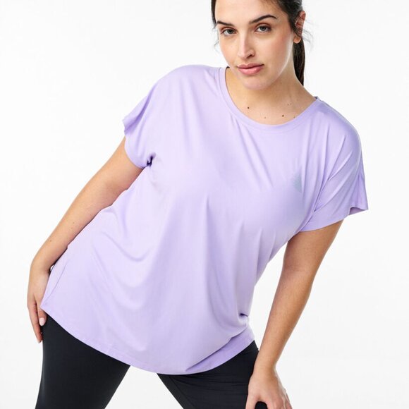 All In Motion Essential Crewneck Short Sleeve T-Shirt 4X Light Purple - Picture 4 of 10